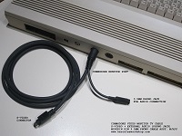 Commodore S-Video Cable with Phono Audio